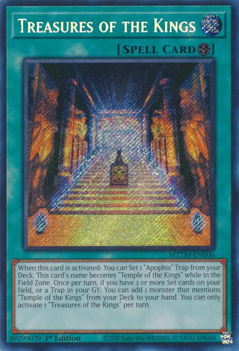 Treasures of the Kings [MZTM-EN006] Secret Rare | Galaxy Games LLC