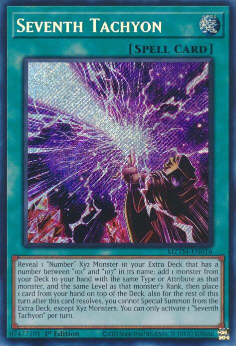 Seventh Tachyon [MZTM-EN016] Secret Rare | Galaxy Games LLC
