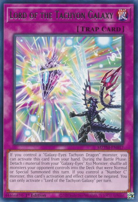 Lord of the Tachyon Galaxy [MZTM-EN017] Rare | Galaxy Games LLC