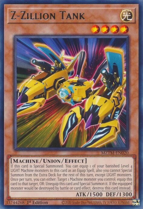 Z-Zillion Tank [MZTM-EN020] Rare | Galaxy Games LLC