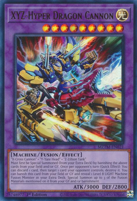 XYZ-Hyper Dragon Cannon [MZTM-EN021] Ultra Rare | Galaxy Games LLC