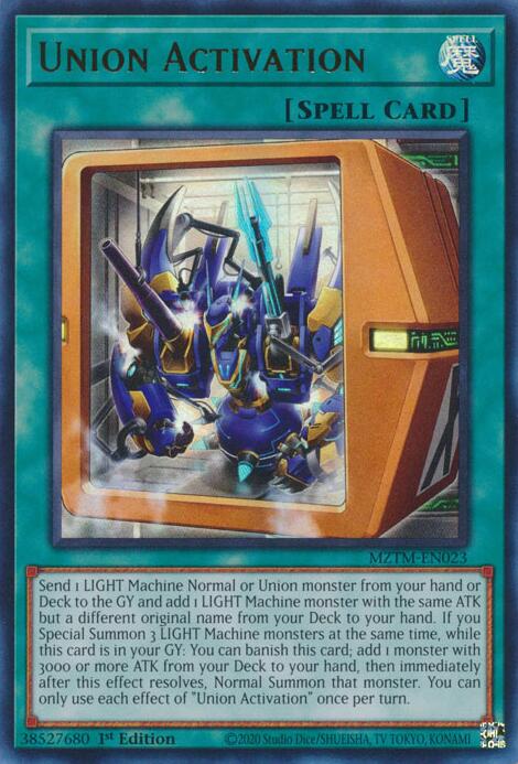 Union Activation [MZTM-EN023] Ultra Rare | Galaxy Games LLC