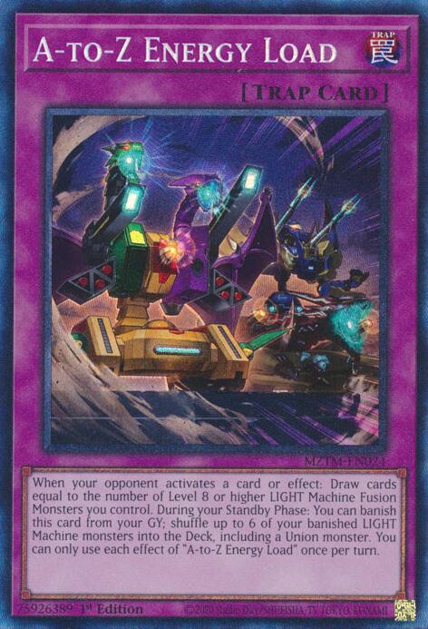 A-to-Z Energy Load (Collector's Rare) [MZTM-EN024] Collector's Rare | Galaxy Games LLC