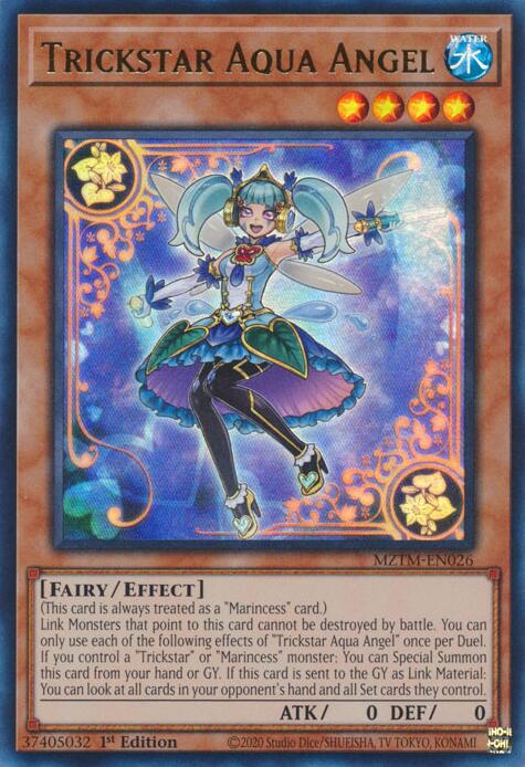 Trickstar Aqua Angel [MZTM-EN026] Ultra Rare | Galaxy Games LLC