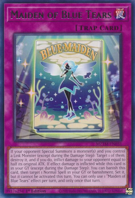 Maiden of Blue Tears [MZTM-EN031] Rare | Galaxy Games LLC