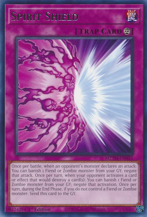 Spirit Shield [MZTM-EN035] Rare | Galaxy Games LLC