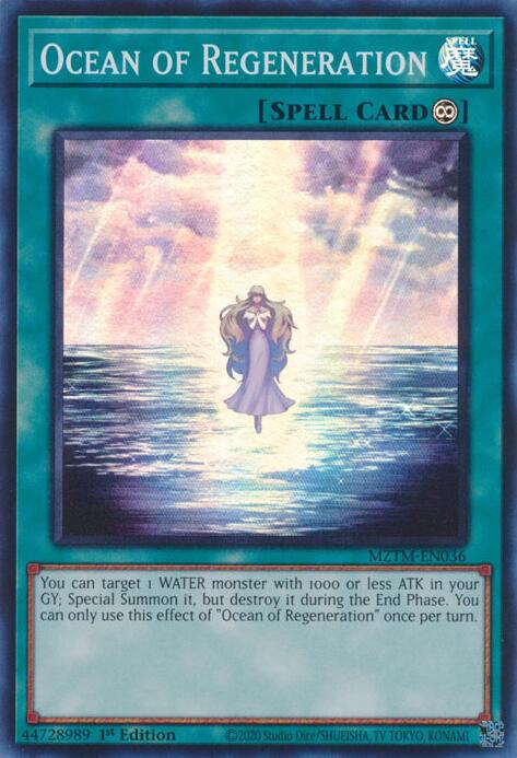 Ocean of Regeneration [MZTM-EN036] Super Rare | Galaxy Games LLC