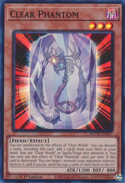 Clear Phantom [MZTM-EN037] Super Rare | Galaxy Games LLC