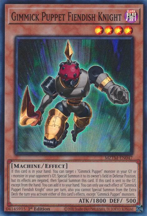 Gimmick Puppet Fiendish Knight [MZTM-EN047] Super Rare | Galaxy Games LLC