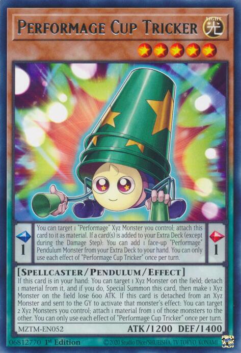 Performage Cup Tricker [MZTM-EN052] Rare | Galaxy Games LLC