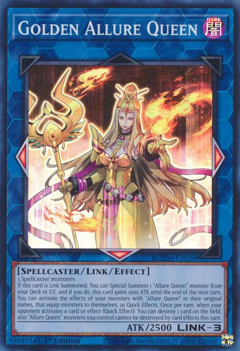 Golden Allure Queen [MZTM-EN058] Super Rare | Galaxy Games LLC