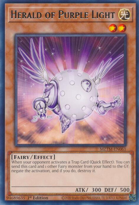 Herald of Purple Light [MZTM-EN061] Rare | Galaxy Games LLC