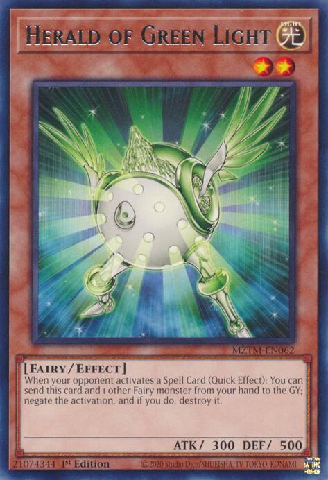 Herald of Green Light [MZTM-EN062] Rare | Galaxy Games LLC