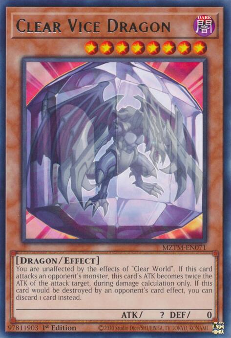 Clear Vice Dragon [MZTM-EN071] Rare | Galaxy Games LLC
