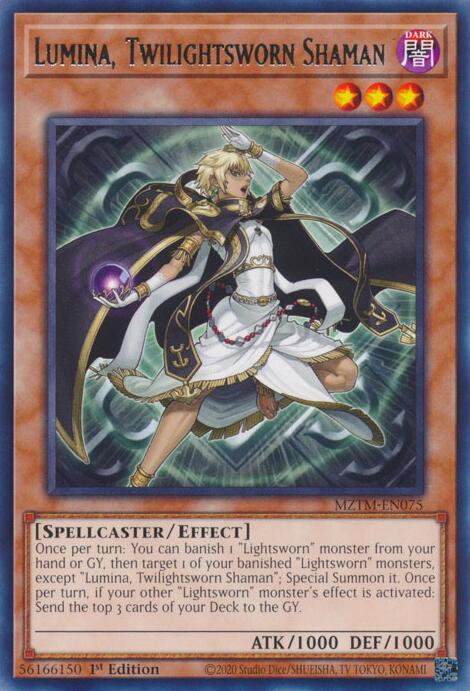 Lumina, Twilightsworn Shaman [MZTM-EN075] Rare | Galaxy Games LLC