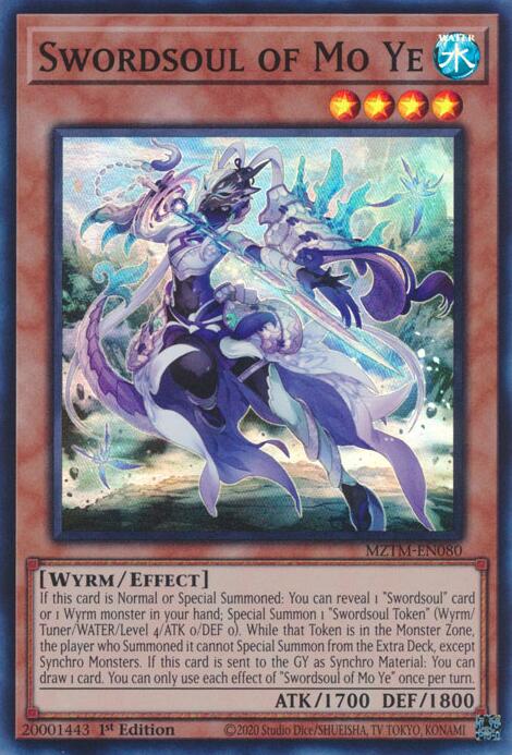 Swordsoul of Mo Ye [MZTM-EN080] Super Rare | Galaxy Games LLC