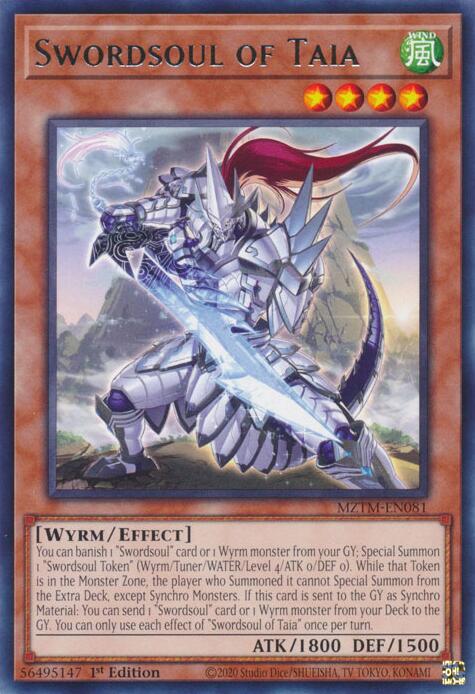 Swordsoul of Taia [MZTM-EN081] Rare | Galaxy Games LLC