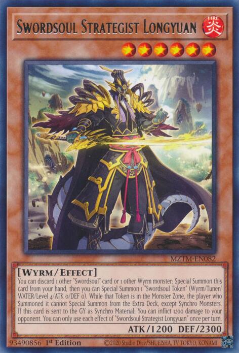 Swordsoul Strategist Longyuan [MZTM-EN082] Rare | Galaxy Games LLC