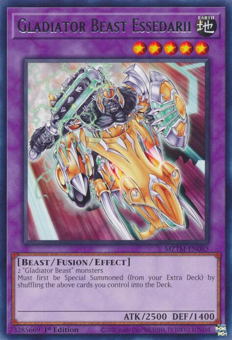 Gladiator Beast Essedarii [MZTM-EN085] Rare | Galaxy Games LLC