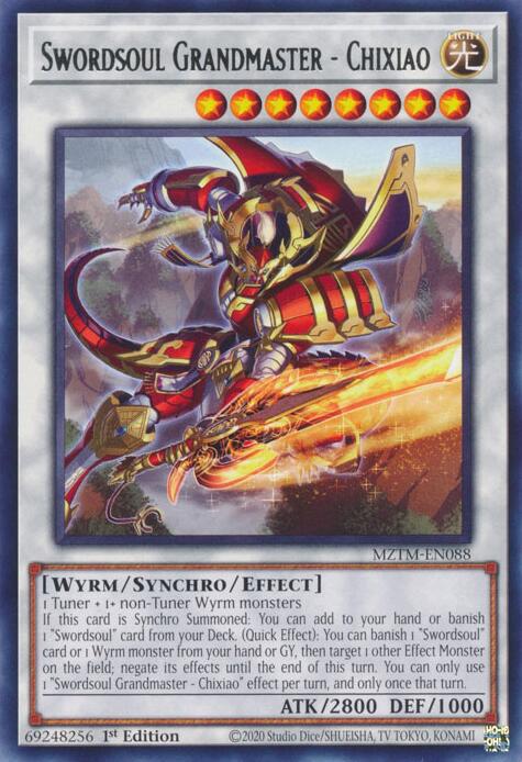 Swordsoul Grandmaster - Chixiao [MZTM-EN088] Rare | Galaxy Games LLC