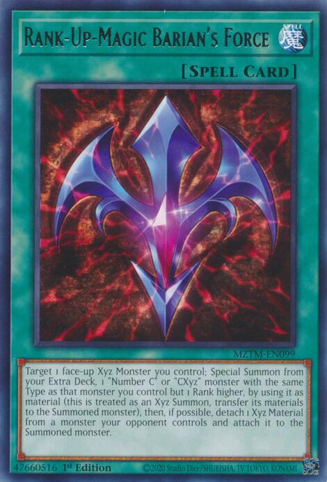 Rank-Up-Magic Barian's Force [MZTM-EN099] Rare | Galaxy Games LLC