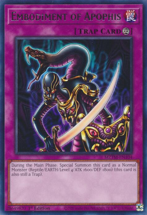 Embodiment of Apophis [MZTM-EN104] Rare | Galaxy Games LLC