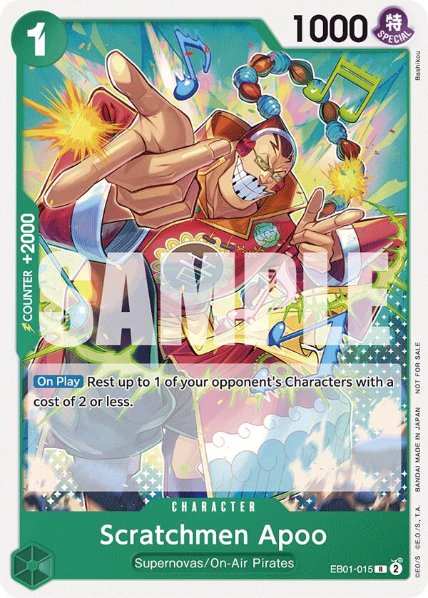 Scratchmen Apoo (Tournament Pack 2025 Vol. 2) [One Piece Promotion Cards] | Galaxy Games LLC