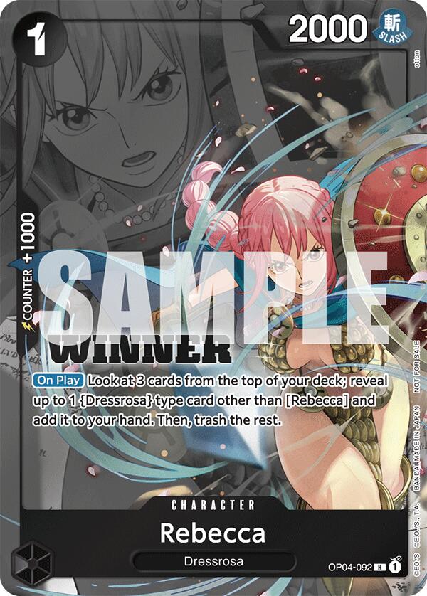Rebecca (Winner Pack 2025 Vol. 2) [One Piece Promotion Cards] | Galaxy Games LLC