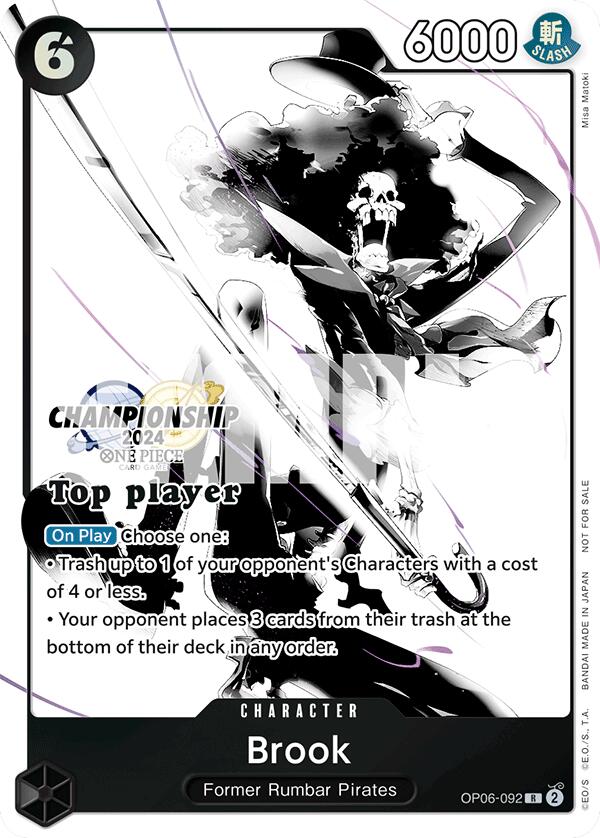 Brook (Championship 2024 Top Player Pack Vol. 2) [One Piece Promotion Cards] | Galaxy Games LLC