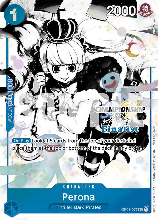 Perona (Championship 2024 Card Set Vol. 2) [One Piece Promotion Cards] | Galaxy Games LLC
