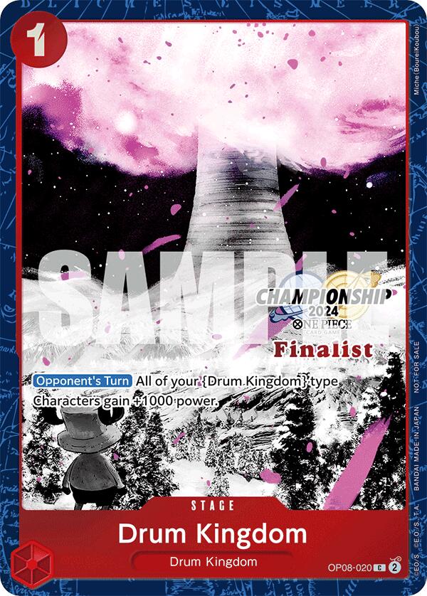 Drum Kingdom (Championship 2024 Card Set Vol. 2) [Finalist] [One Piece Promotion Cards] | Galaxy Games LLC
