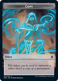 Copy // Illusion Double-Sided Token [Zendikar Rising Tokens] | Galaxy Games LLC