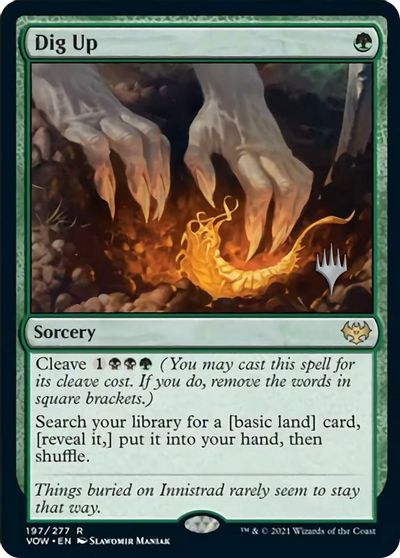 Dig Up (Promo Pack) [Innistrad: Crimson Vow Promos] | Galaxy Games LLC