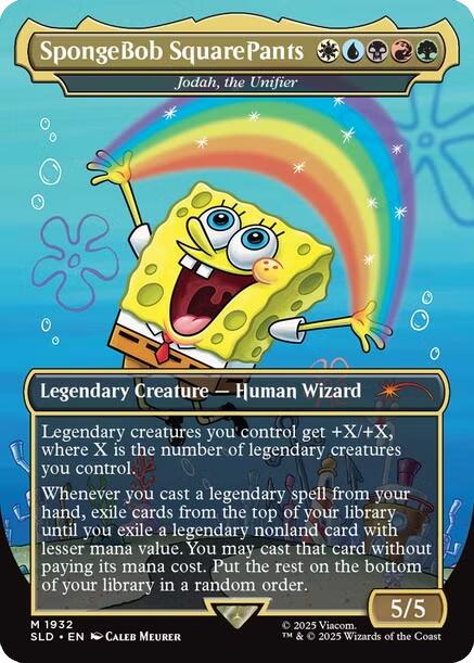 SpongeBob SquarePants - Jodah, the Unifier [Secret Lair Drop Series] | Galaxy Games LLC