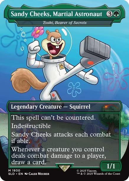 Sandy Cheeks, Martial Astronaut - Toski, Bearer of Secrets [Secret Lair Drop Series] | Galaxy Games LLC