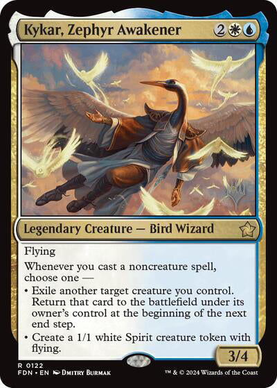 Kykar, Zephyr Awakener (Promo Pack) [Foundations Promos] | Galaxy Games LLC