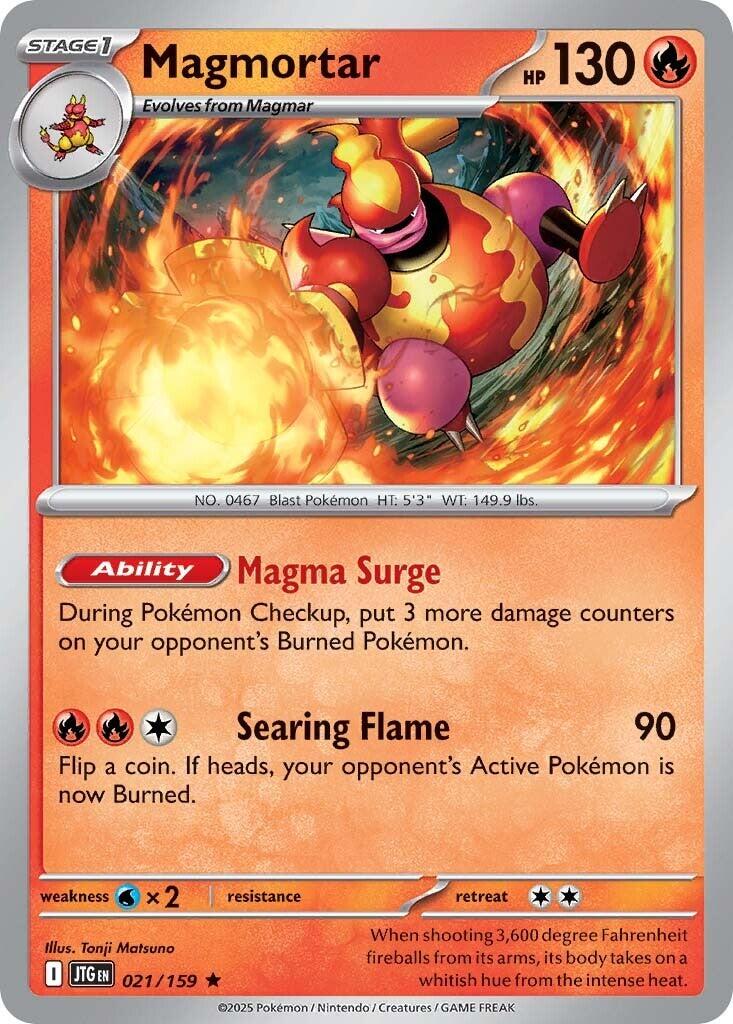 Magmortar (021/159) [Scarlet & Violet: Journey Together] | Galaxy Games LLC