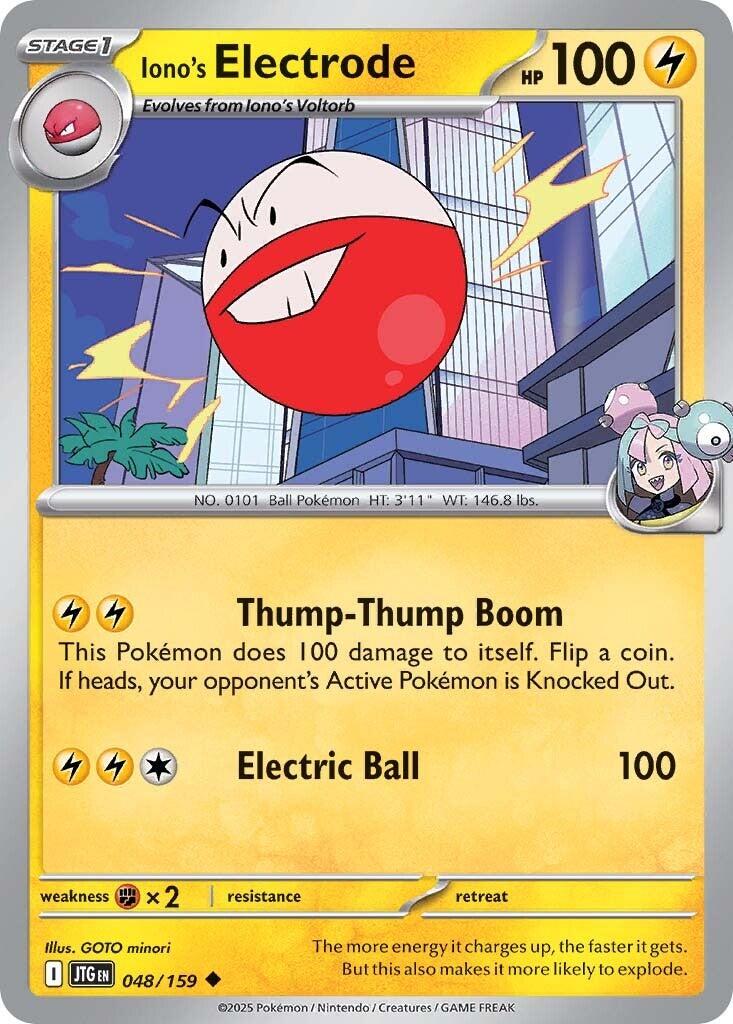 Iono's Electrode (048/159) [Scarlet & Violet: Journey Together] | Galaxy Games LLC