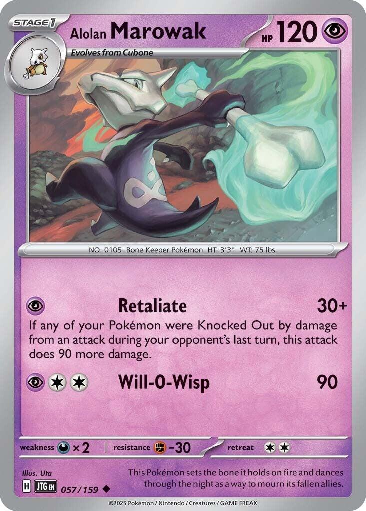 Alolan Marowak (057/159) [Scarlet & Violet: Journey Together] | Galaxy Games LLC