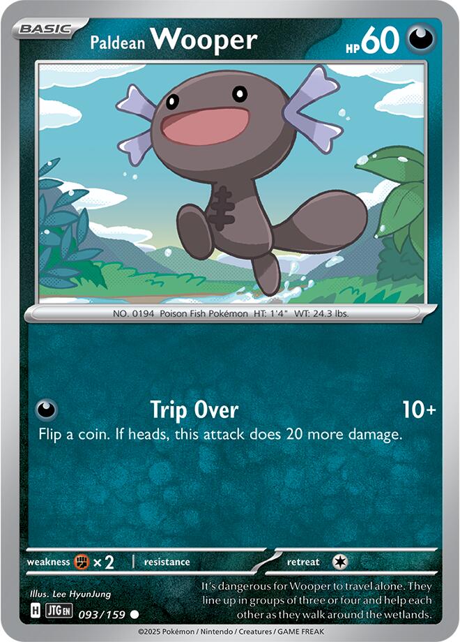 Paldean Wooper (093/159) [Scarlet & Violet: Journey Together] | Galaxy Games LLC