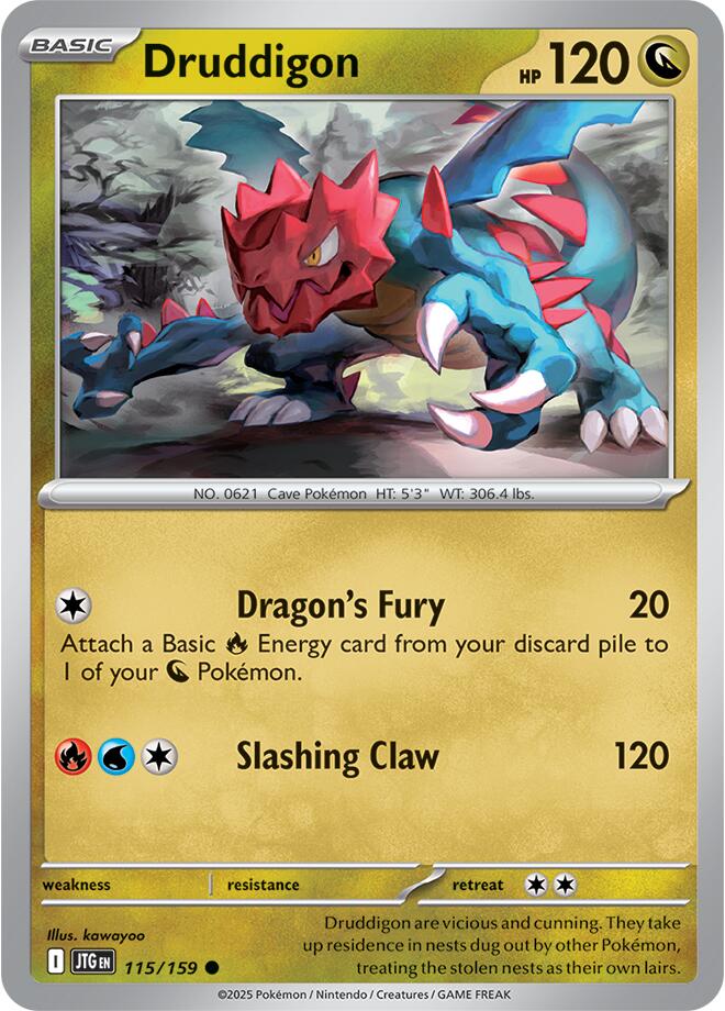 Druddigon (115/159) [Scarlet & Violet: Journey Together] | Galaxy Games LLC