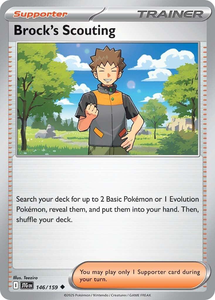 Brock's Scouting (146/159) [Scarlet & Violet: Journey Together] | Galaxy Games LLC