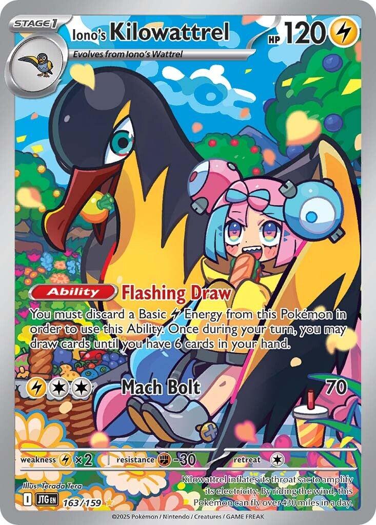 Iono's Kilowattrel (163/159) [Scarlet & Violet: Journey Together] | Galaxy Games LLC