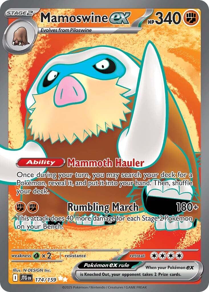 Mamoswine ex (174/159) [Scarlet & Violet: Journey Together] | Galaxy Games LLC
