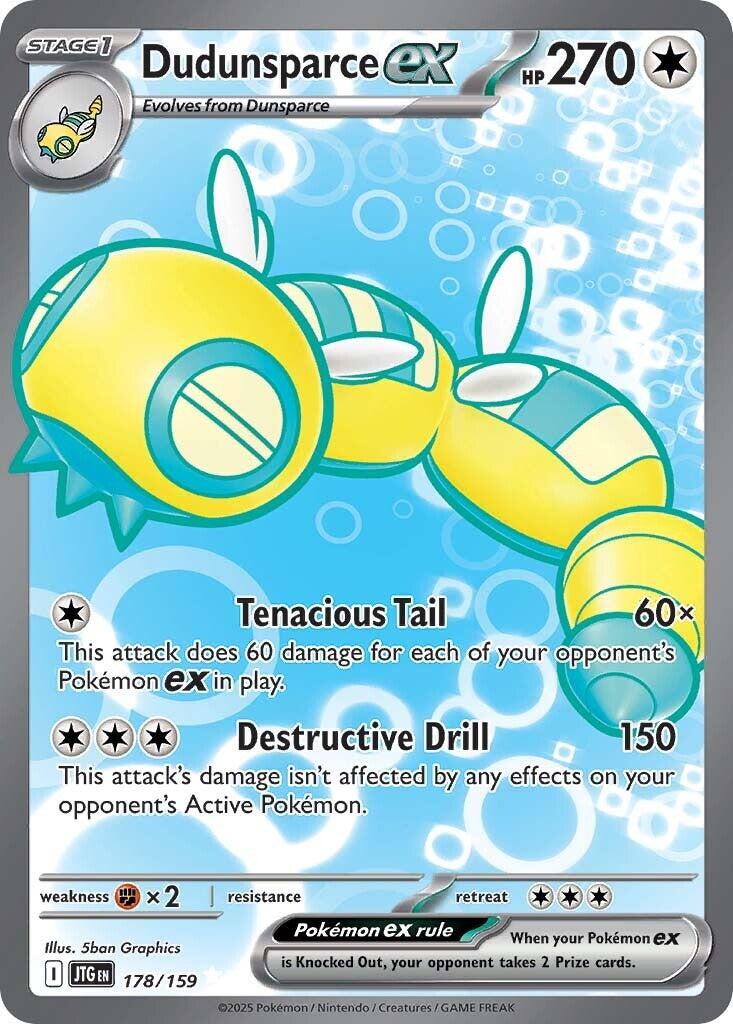 Dudunsparce ex (178/159) [Scarlet & Violet: Journey Together] | Galaxy Games LLC