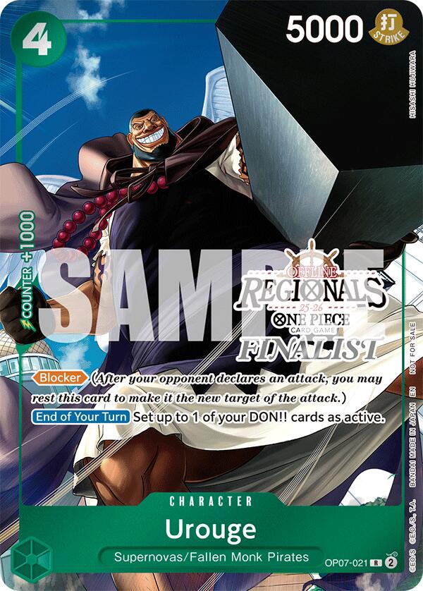 Urouge (Offline Regional Finalist Card Set 2025 Vol.1) [One Piece Promotion Cards] | Galaxy Games LLC