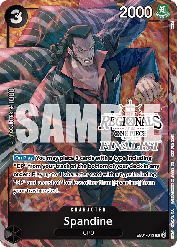 Spandine (Offline Regional Finalist Card Set 2025 Vol.1) [One Piece Promotion Cards] | Galaxy Games LLC