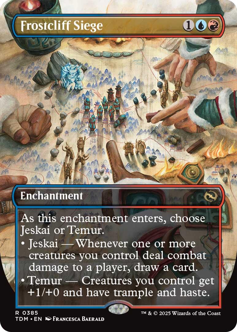 Frostcliff Siege (Borderless) [Tarkir: Dragonstorm] | Galaxy Games LLC