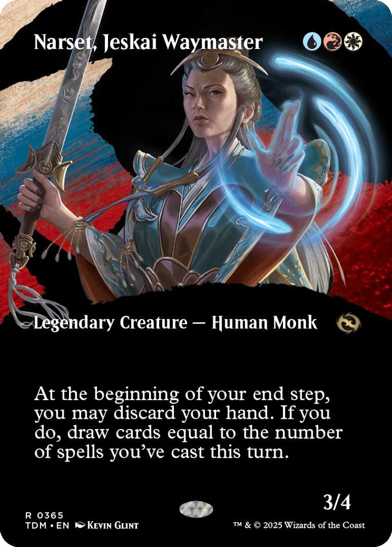 Narset, Jeskai Waymaster (Borderless) [Tarkir: Dragonstorm] | Galaxy Games LLC