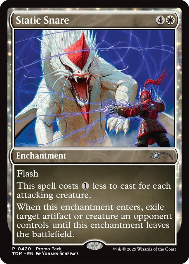 Static Snare [Tarkir: Dragonstorm Promos] | Galaxy Games LLC